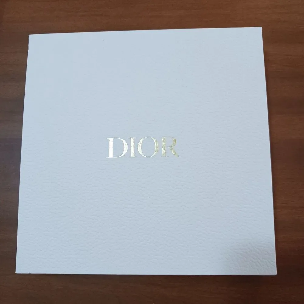 DIOR Gift Box 10 x 10 x 2 Pebbled EMPTY